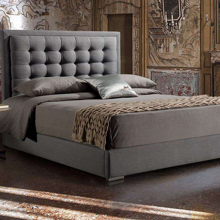 Modern Upholstered Bed Frame Queen