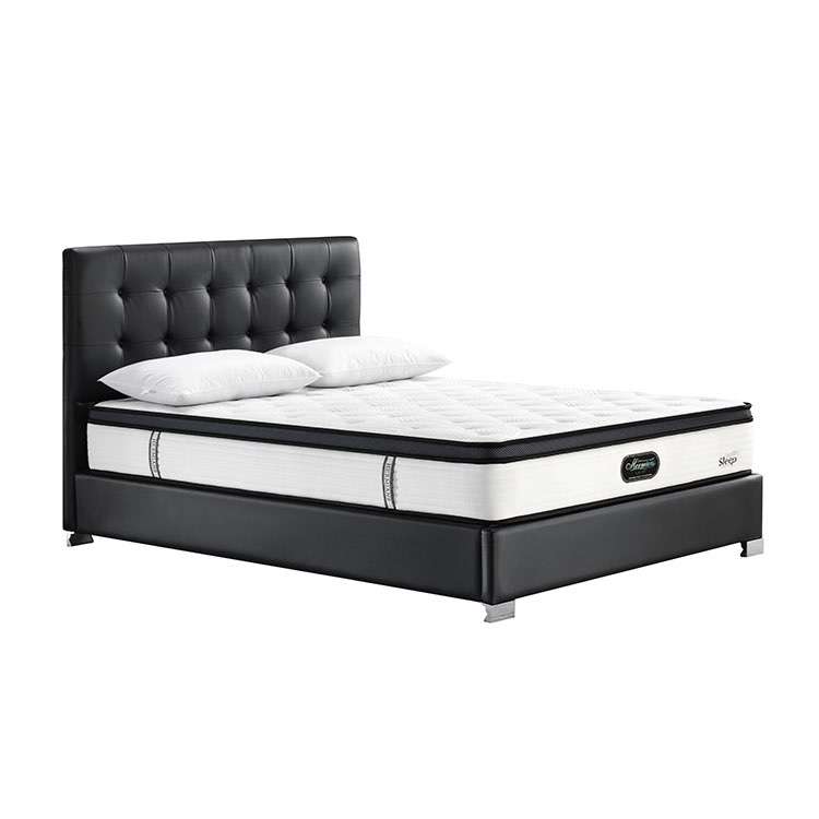 Cheap Black King Size Platform Bed Bedroom Set