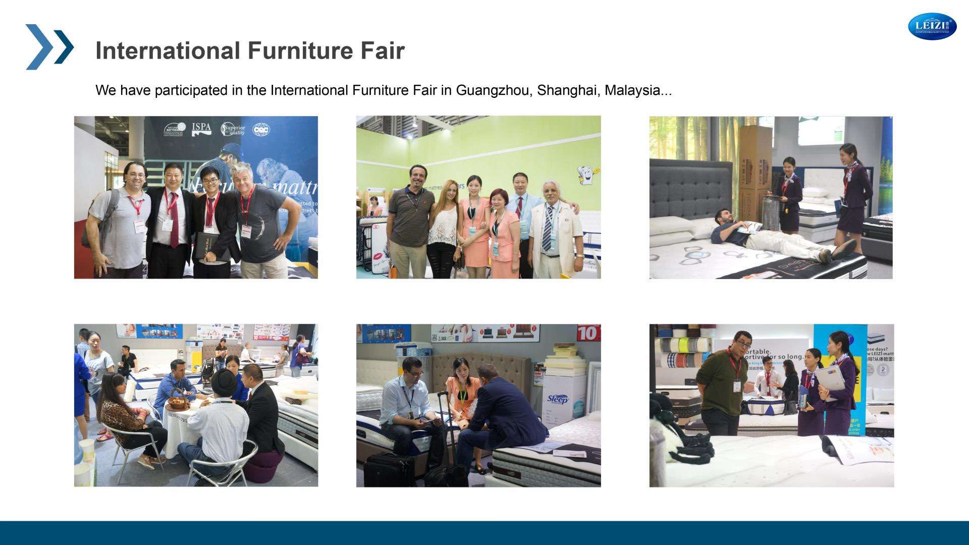 Custom Size Wholesale Foam Mattress LEIZI Furniture Cooperation