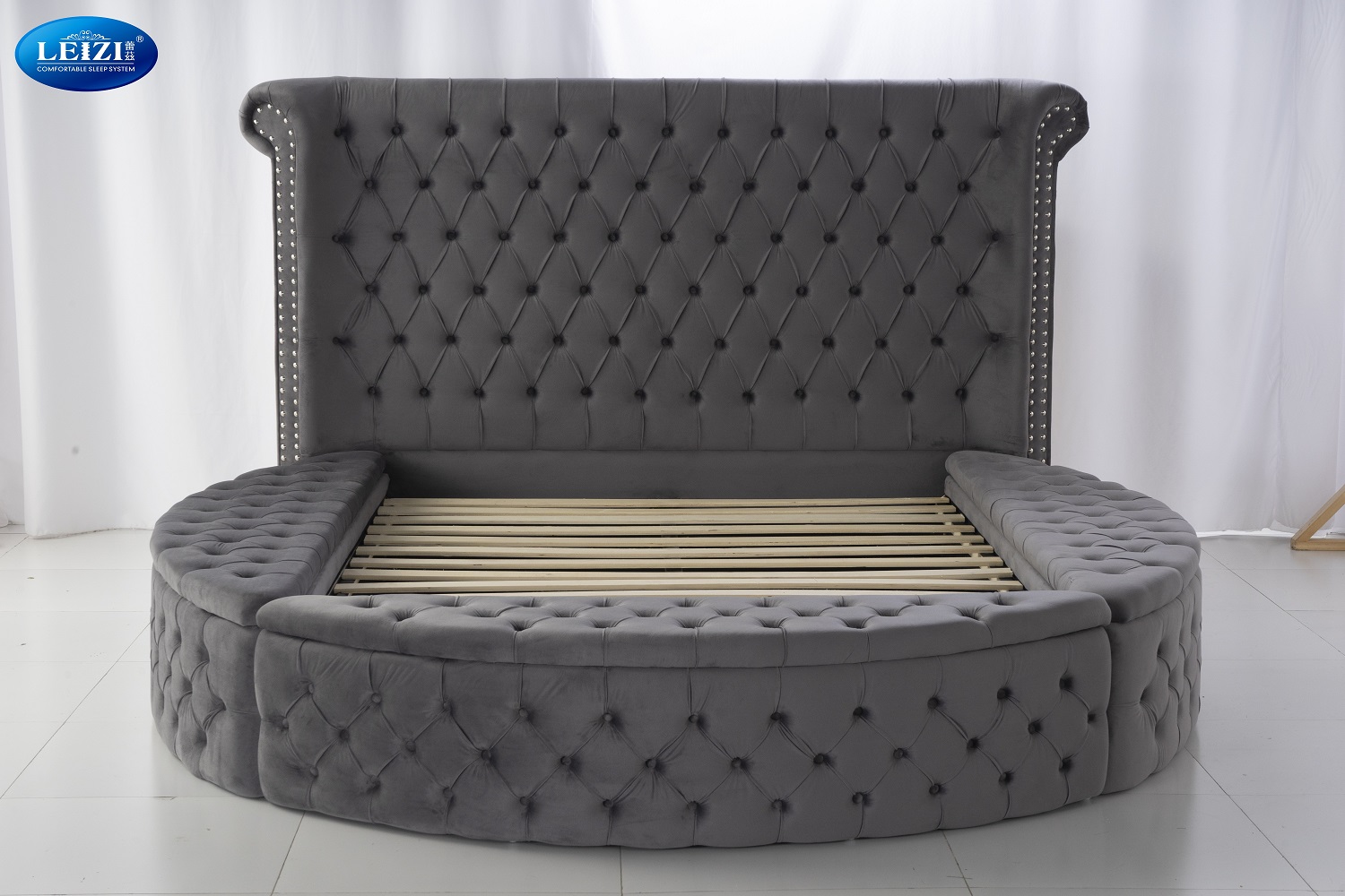 Custom Circle Storage Bed Frame Manufacturers