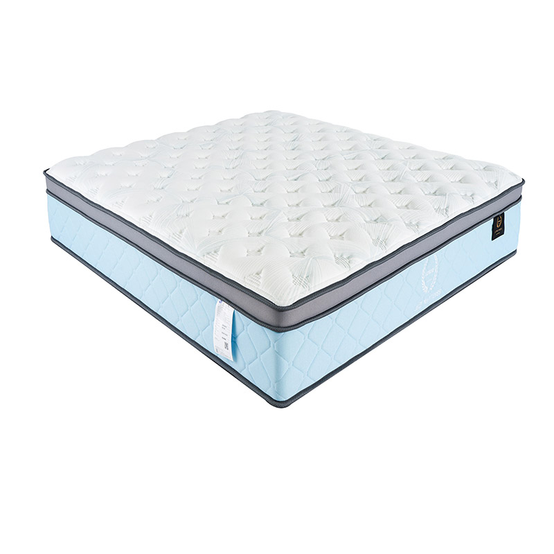Blue Cloud Luxury Euro Top Memory Foam Pocket Spring Mattress | 24M16 